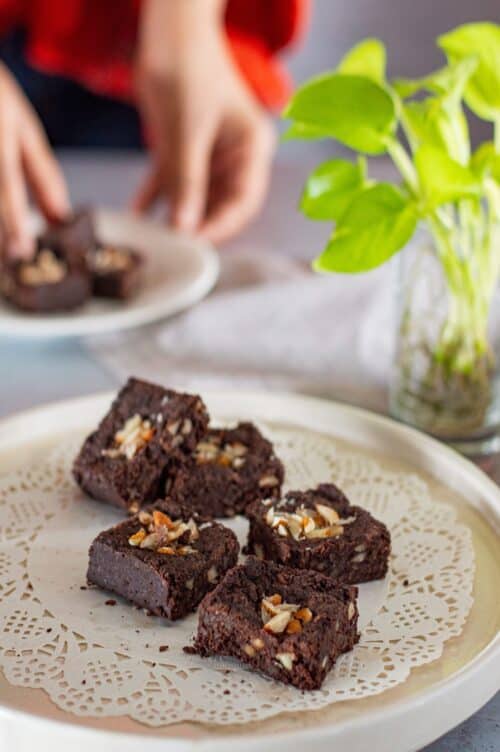 Chocolate Akhrot Barfi 3